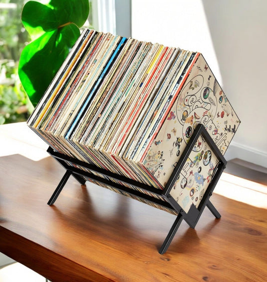 Modern Vinyl Record Holder Stand 