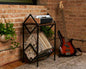 MODERN VINYL Record Holder - Matte Black Metal - 160 - 200 LP Storage, 1 Tier Stand - Modern Vinyl